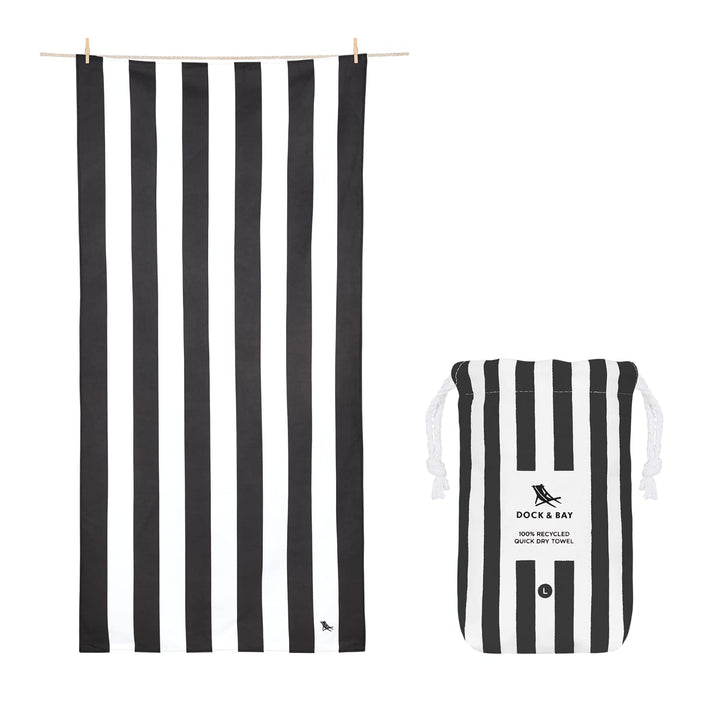 Dock &amp; Bay Strandhandtuch - Schnell trocknende Mikrofaser, ohne Sand - Kompakt, Leicht - 100% recyce