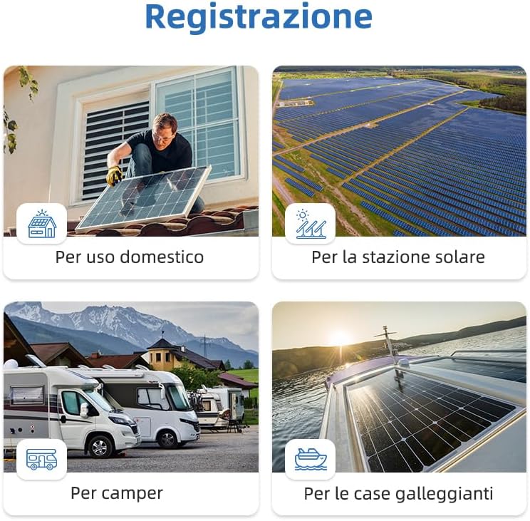 Anern 1000W Hybrid Wechselrichter Solar 12V DC auf 220V/230V AC mit 80A MPPT Solarregler Max. PV-Ein