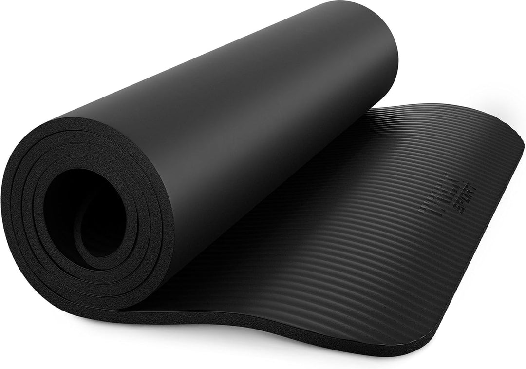 TREX SPORT Gymnastikmatte extra dick und weich | Fitnessmatte 180x60x1cm mit Tragegurt | Yogamatte r
