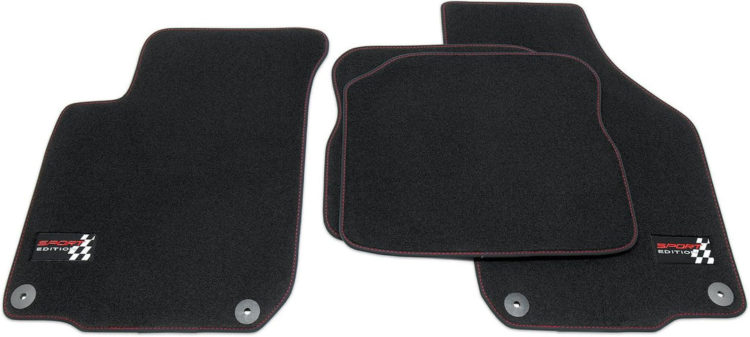 tuning-art 196 Sport Edition Fussmatten für Seat Leon 1M Toledo 1M Sport 1999-2006