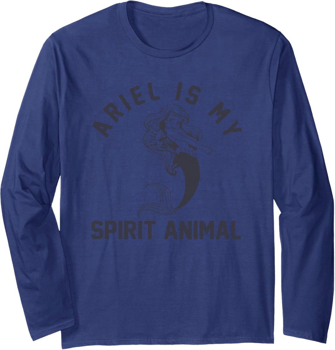 Disney Little Mermaid Ariel My Spirit Animal Langarmshirt