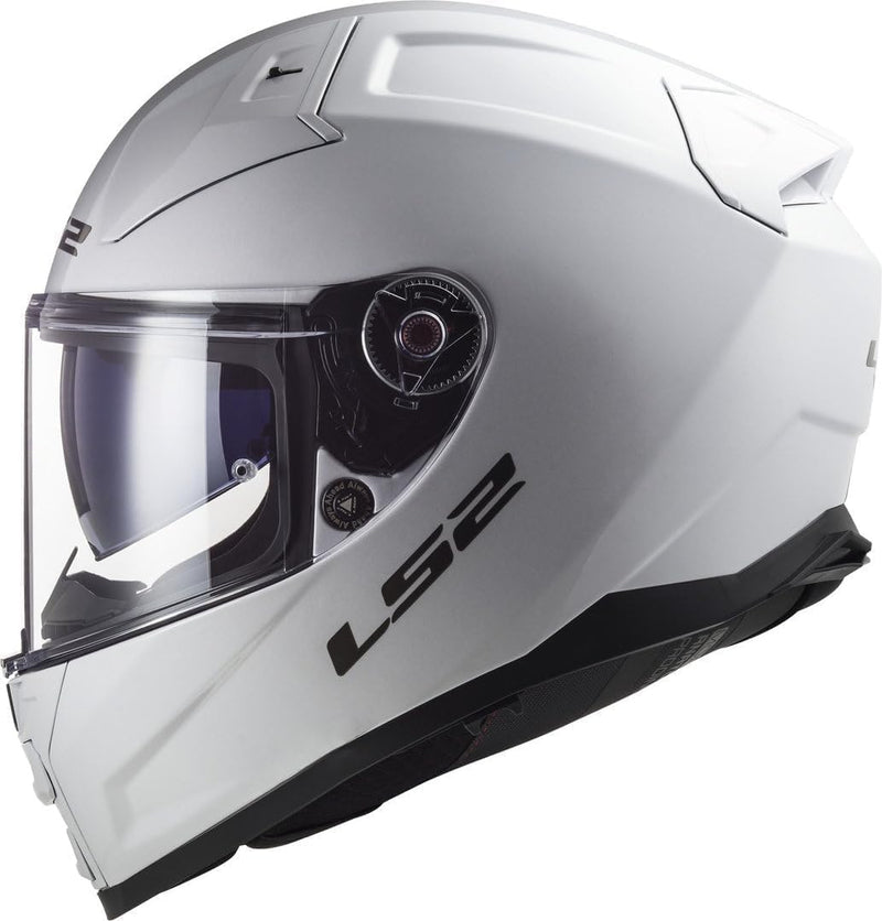 LS2, Integralhelme motorrad VECTOR II solid white, XXL XXL Weiss, XXL Weiss