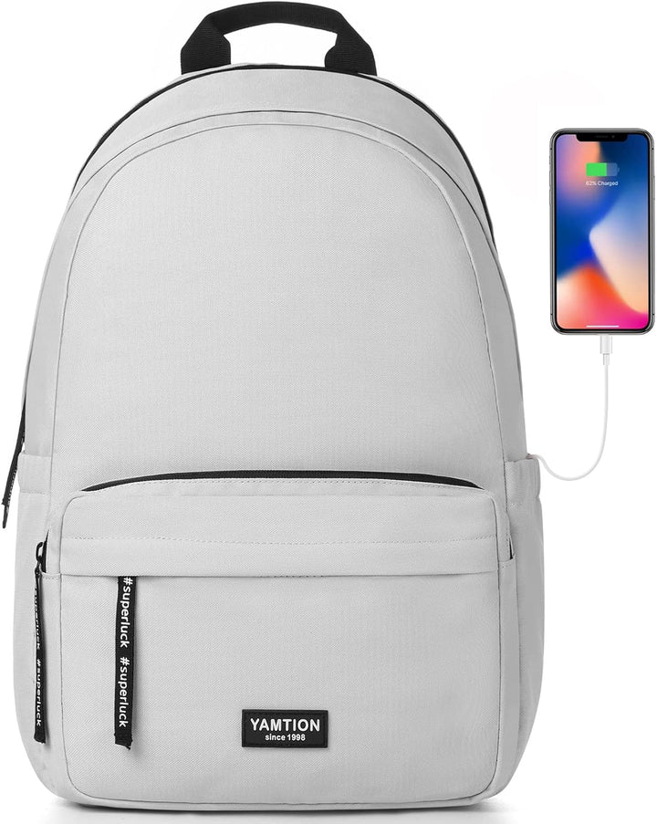YAMTION Schulrucksack Teenager Jungen & Mädchen für 17.3 Zoll,Laptop Rucksack Damen Schulranzen Frau
