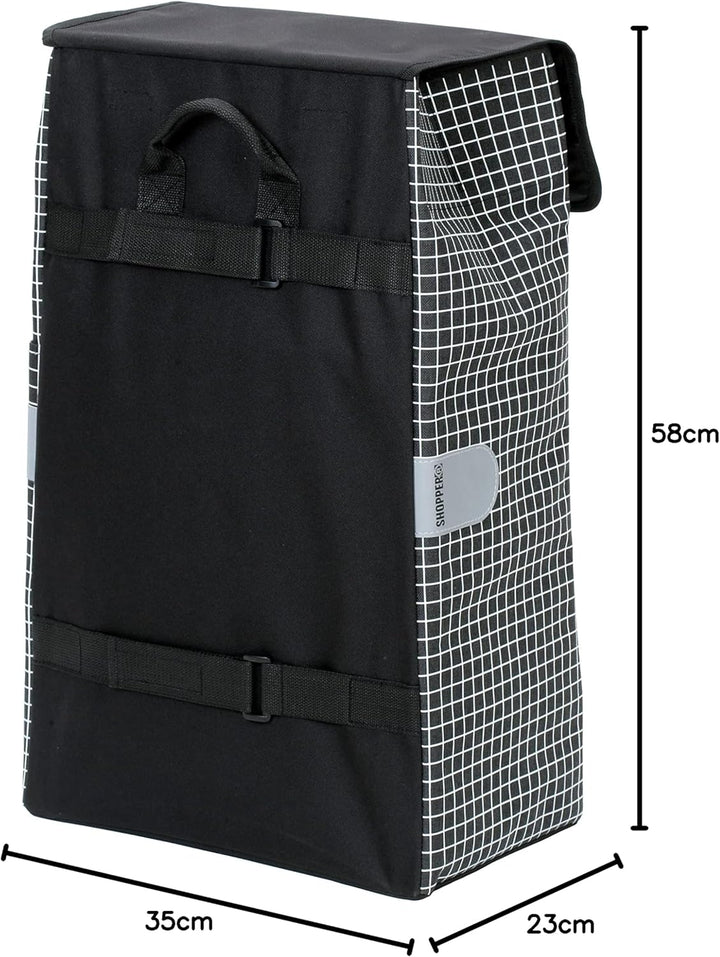 Andersen Einkaufstrolley Ersatztasche - 47 Liter - Seiten- & Fronttasche - extra Innenfach - wassera