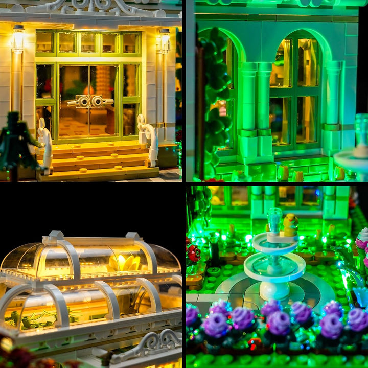 BrickBling Fernbedienung Led Licht Set für Lego 21353 The Botanical Garden (Nicht Lego), Dekorations