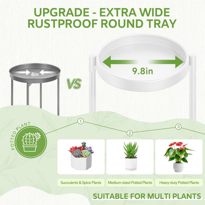 iDavosic.ly Pflanzenständer Metall Gross mit 5 Etagen, Blumenständer Pflanzenregal Blumenregal Indoo