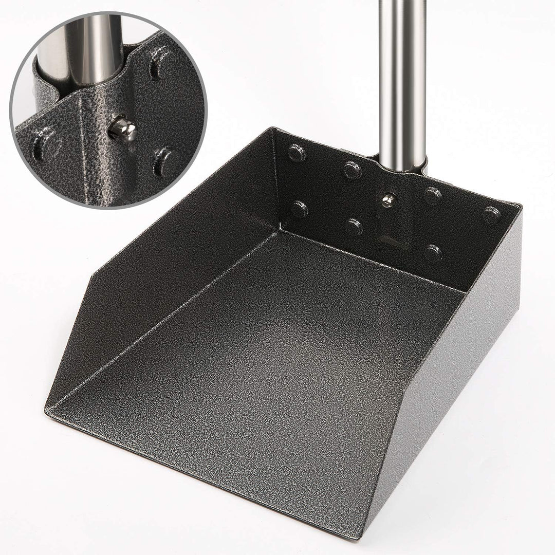 Yangbaga Hundekotschaufel aus Metall Rechen mit Verstellbarer Länge 84/98 cm Langer Griff Large Kehr
