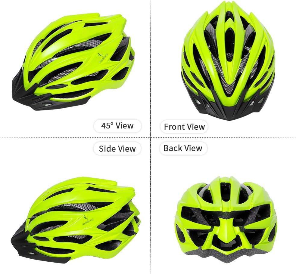 ioutdoor Premium Fahrradhelm, CE CPSC Zertifikat, Radhelm mit Abnehmbarer Sonnenblende und Insektenn