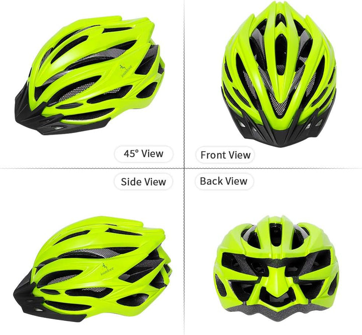 ioutdoor Premium Fahrradhelm, CE CPSC Zertifikat, Radhelm mit Abnehmbarer Sonnenblende und Insektenn