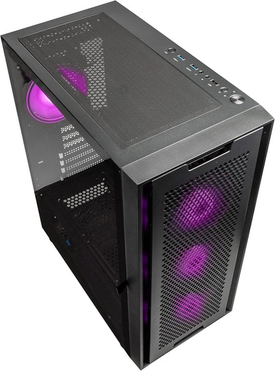 KOLINK Observatory Duo ARGB Midi-Tower - E ATX Gehäuse - Computer Case - Gaming PC Gehäuse Glas - Vi