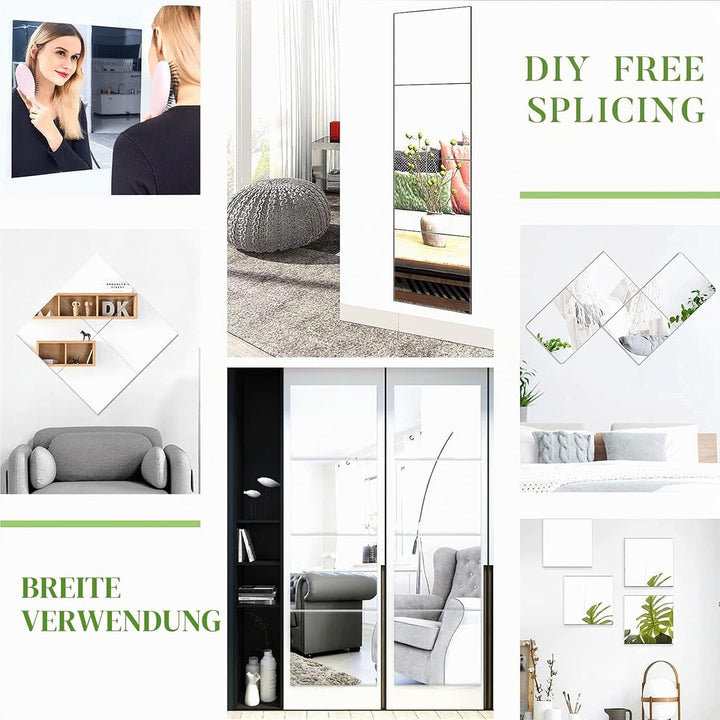 Spiegelfliesen Selbstklebend HD Spiegel Glasspiegel Spiegelfliesen Wandspiegel Selbstklebende Fliese