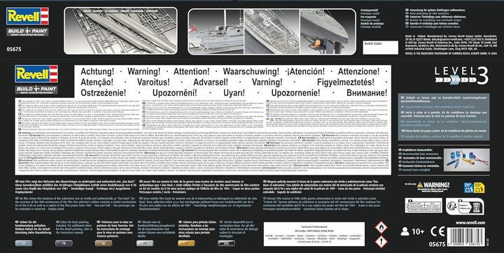 Revell Das Boot Collector's Edition - 40th Anniversary | Exquisiter U 96 Modellbausatz | Nachdruck d