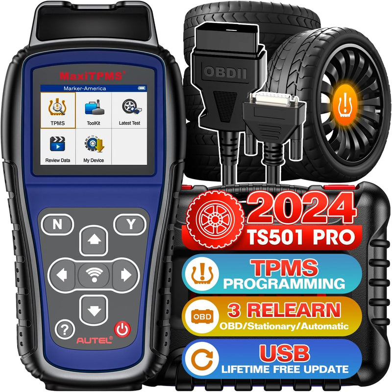 Autel MaxiTPMS TS501 TPMS Tool OBD2 Reifen Druck Monitor System Diagnosegerät für TPMS Sensoren Akti