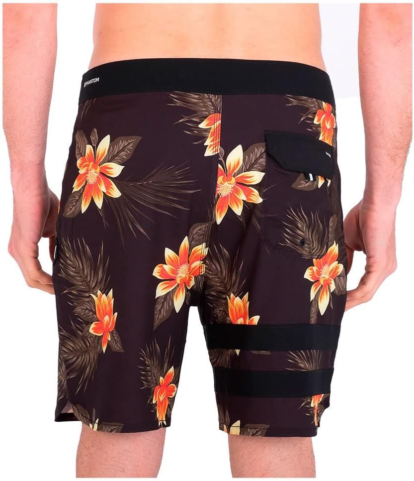 Hurley Herren Phantom Block Party 18' Board-Shorts 31 Schwarz, 31 Schwarz