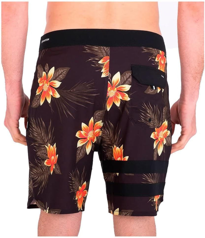 Hurley Herren Phantom Block Party 18' Board-Shorts 31 Schwarz, 31 Schwarz
