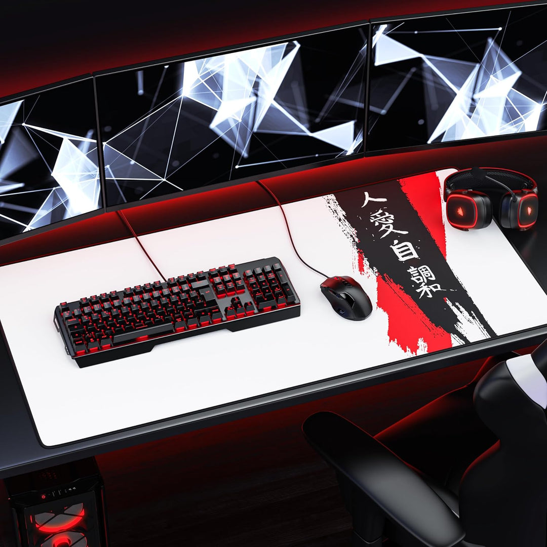 Titanwolf XXXL Übergrösse Mauspad 1200x600mm, Gaming Mousepad Gross,120x60 cm Tischunterlage Large S