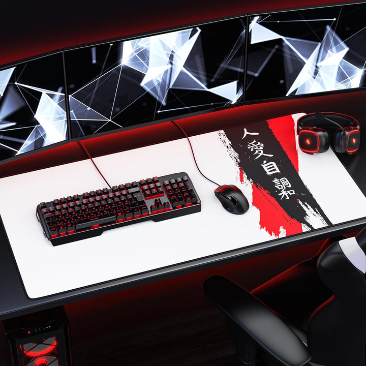 Titanwolf XXXL Übergrösse Mauspad 1200x600mm, Gaming Mousepad Gross,120x60 cm Tischunterlage Large S