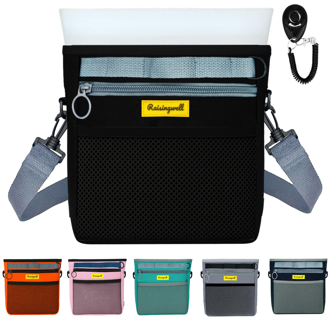 Leckerlitasche für Hunde, Multifunktions-Gassi Tasche mit Silikonbeutel, Futterbeutel für Hundetrain