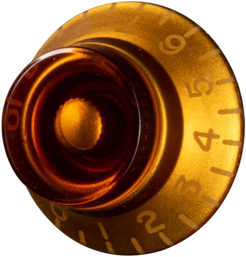 Gibson PRHK-030 Top Hat Knobs Vintage Amber 4 Pack