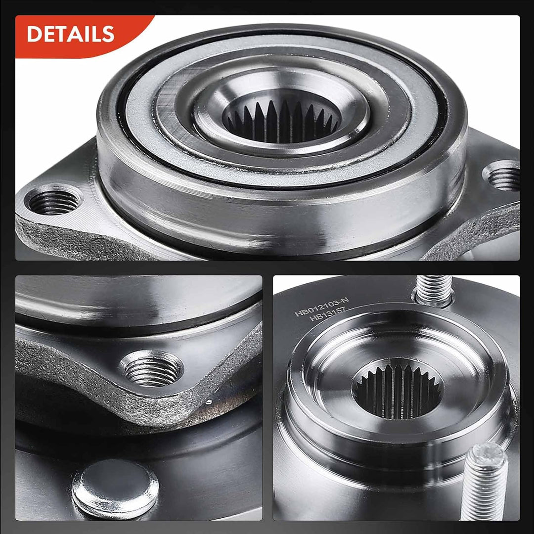 Frankberg 2x Radnabe Radlagersatz Vorderachse Links Rechts Kompatibel mit Eclipse II D3_A 2.0L 1995-