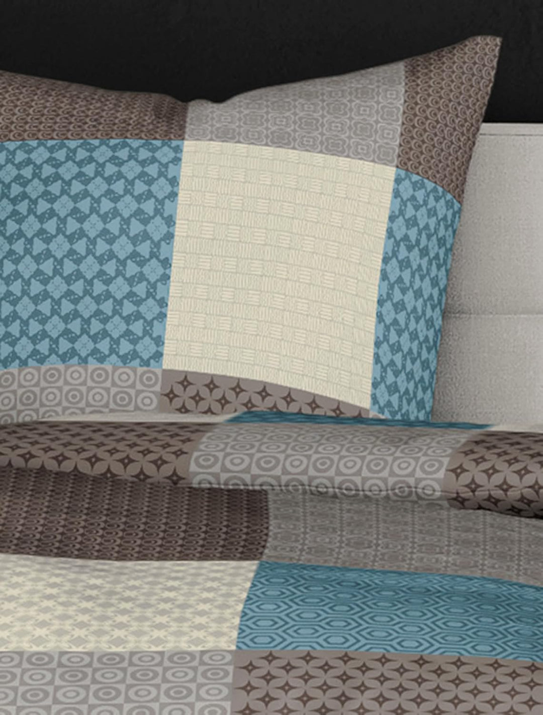 Bierbaum Bettwäsche 6277, Fein-Biber, Made in Germany, mokka 04, 155 x 220 cm + 80x80 cm, Komfortgrö