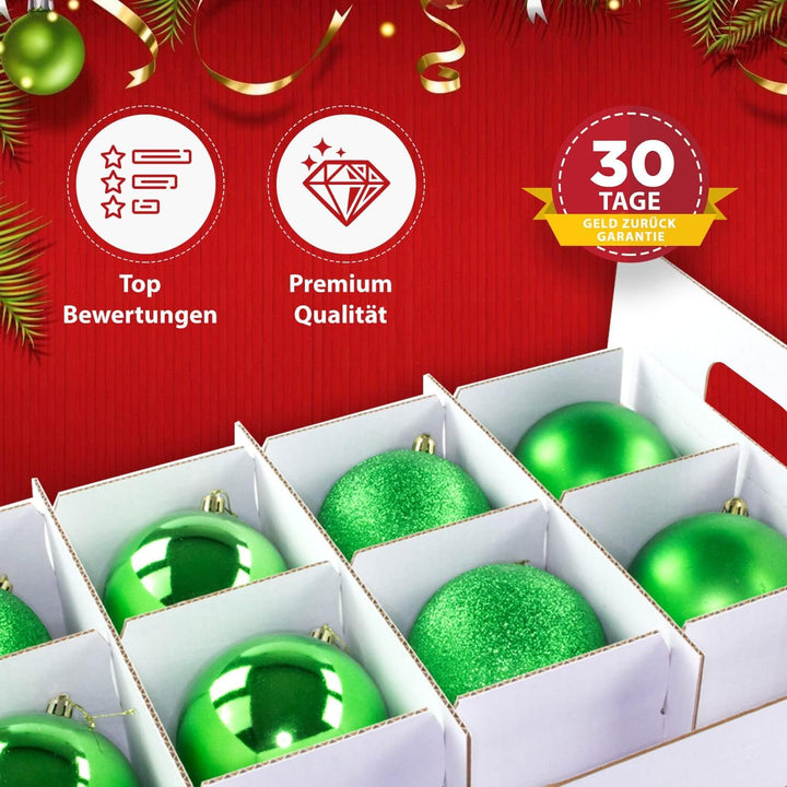Weihnachtskugel Aufbewahrungsbox mit Deckel | Sichere & stilvolle Aufbewahrung für Weihnachten | Chr