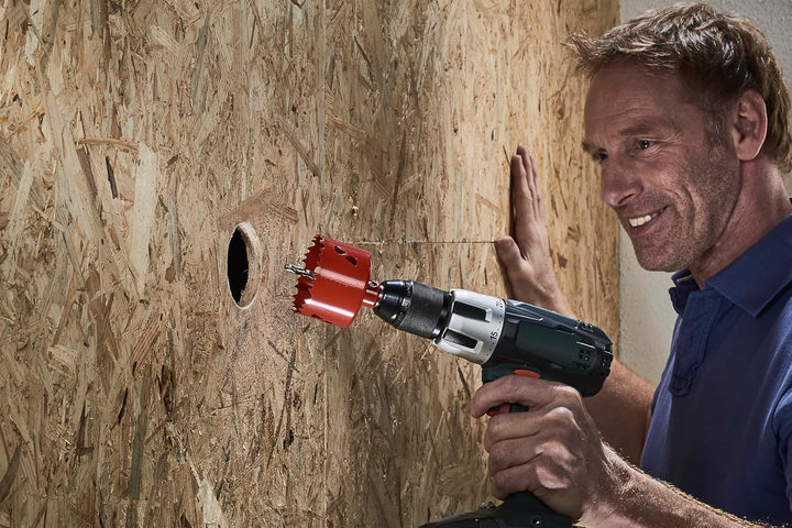 wolfcraft Lochsägen-Set „Universal“, 3-tlg. I 5982000 I Für Ø-68-mm-Bohrungen in Beton, Mauerwerk, S