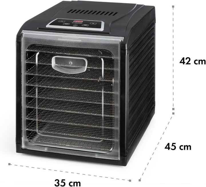 Klarstein Dörrautomat, Dörrgerät, Food Dehydrator, Dörrautomat aus Metall, Dehydrator Food Dryer, 9