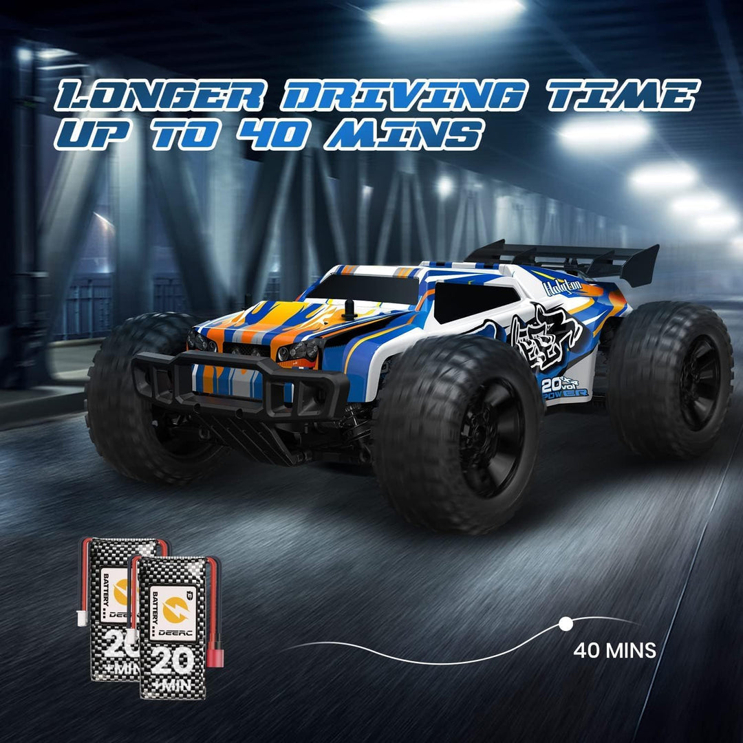 DEERC 9205E RC Ferngesteuertes Auto mit 48 km/h High Speed, 4WD 1:10 RC CAR Off-Road 2.4GHz Funkfern