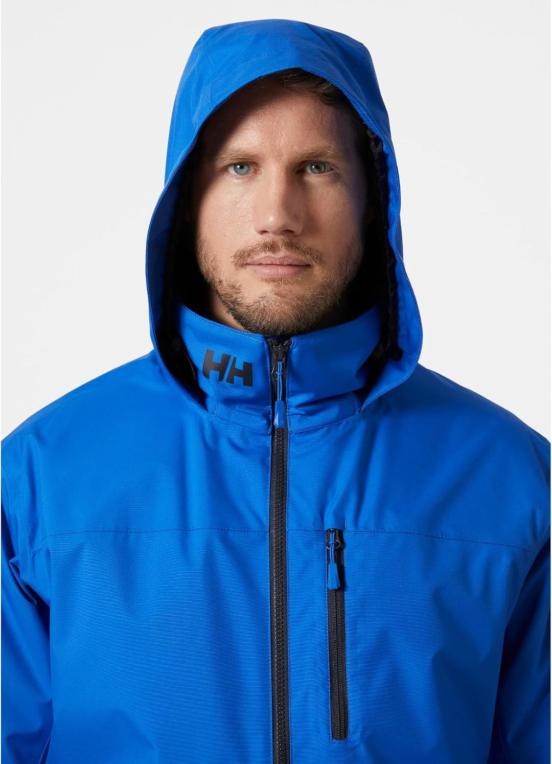 Helly Hansen Herren Crew Hooded Midlayer Jacke L Kobalt 2.0, L Kobalt 2.0