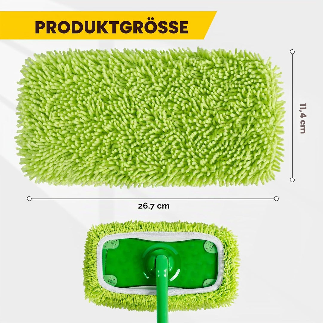 KEEPOW Mikrofaser-Tücher für Swiffer Bodenwischer – ideal für Swiffer Feuchte Bodentücher, Chenille-