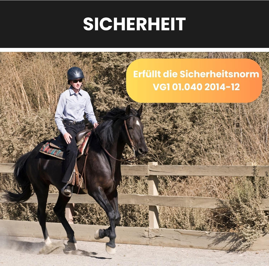 Start Dynamic Reithelm Damen, Reithelm Kinder Mädchen 52-58, Reithelm Herren für Reiter, Reitkappe D