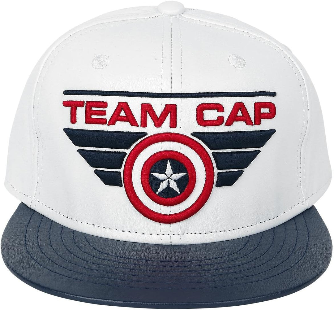Captain America Team Cap Snapback-Cap weiss