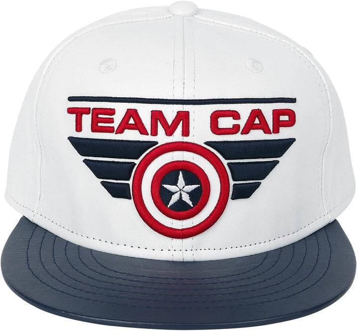 Captain America Team Cap Snapback-Cap weiss
