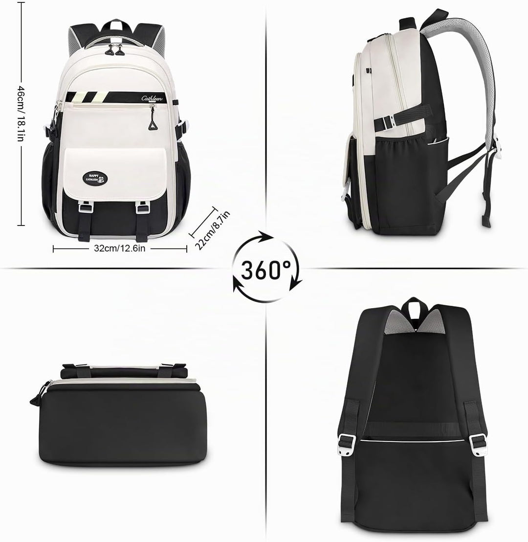Schulrucksack Mädchen Teenager Jungen Rucksack Schule, Schulranzen Gross Kinderrucksack Tagesrucksäc