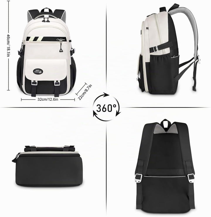 Schulrucksack Mädchen Teenager Jungen Rucksack Schule, Schulranzen Gross Kinderrucksack Tagesrucksäc