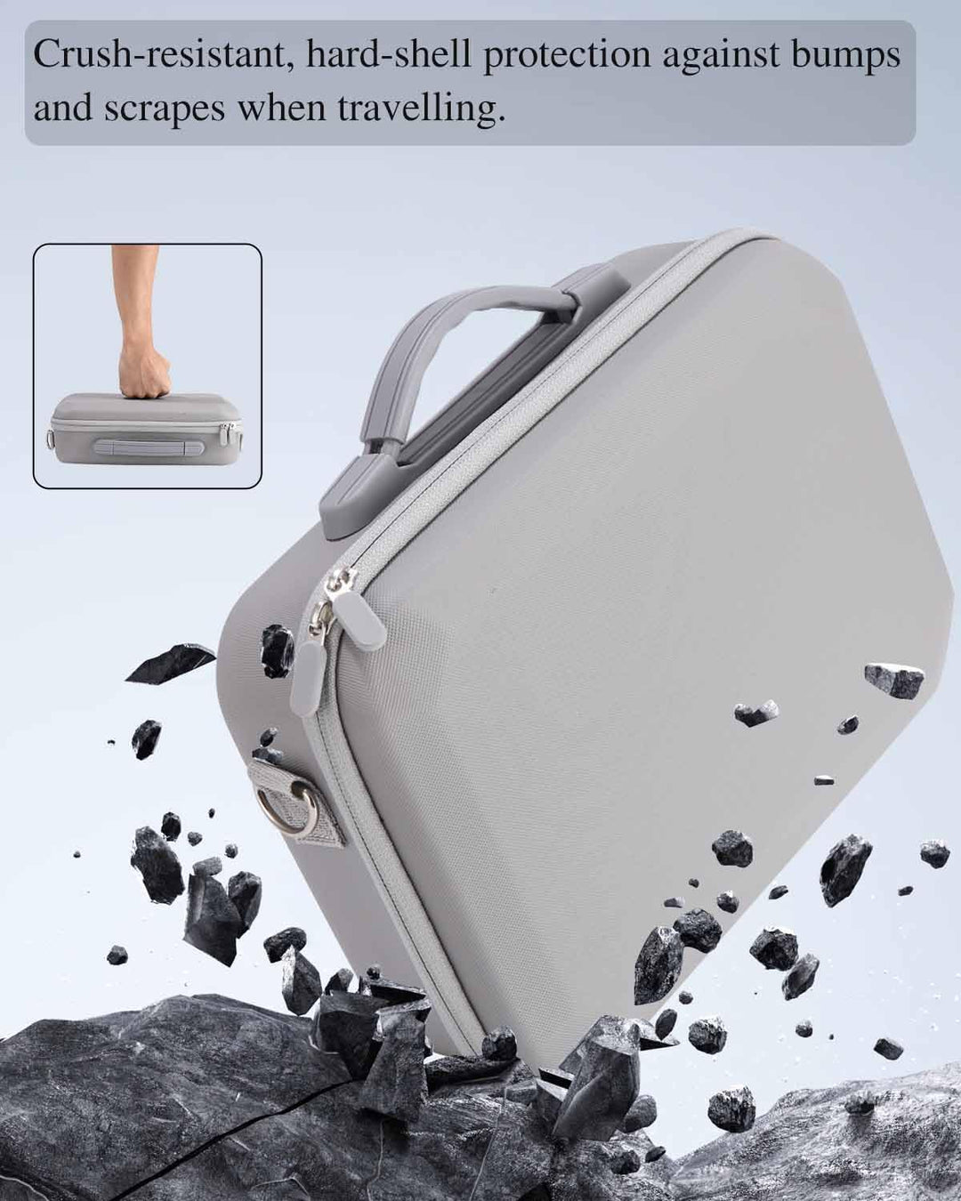 Tasche für DJI Mini 4K/2 SE Drohne, Tragbare Tragetasche für RC-N1C Fernsteuerung, Propellerhalterun
