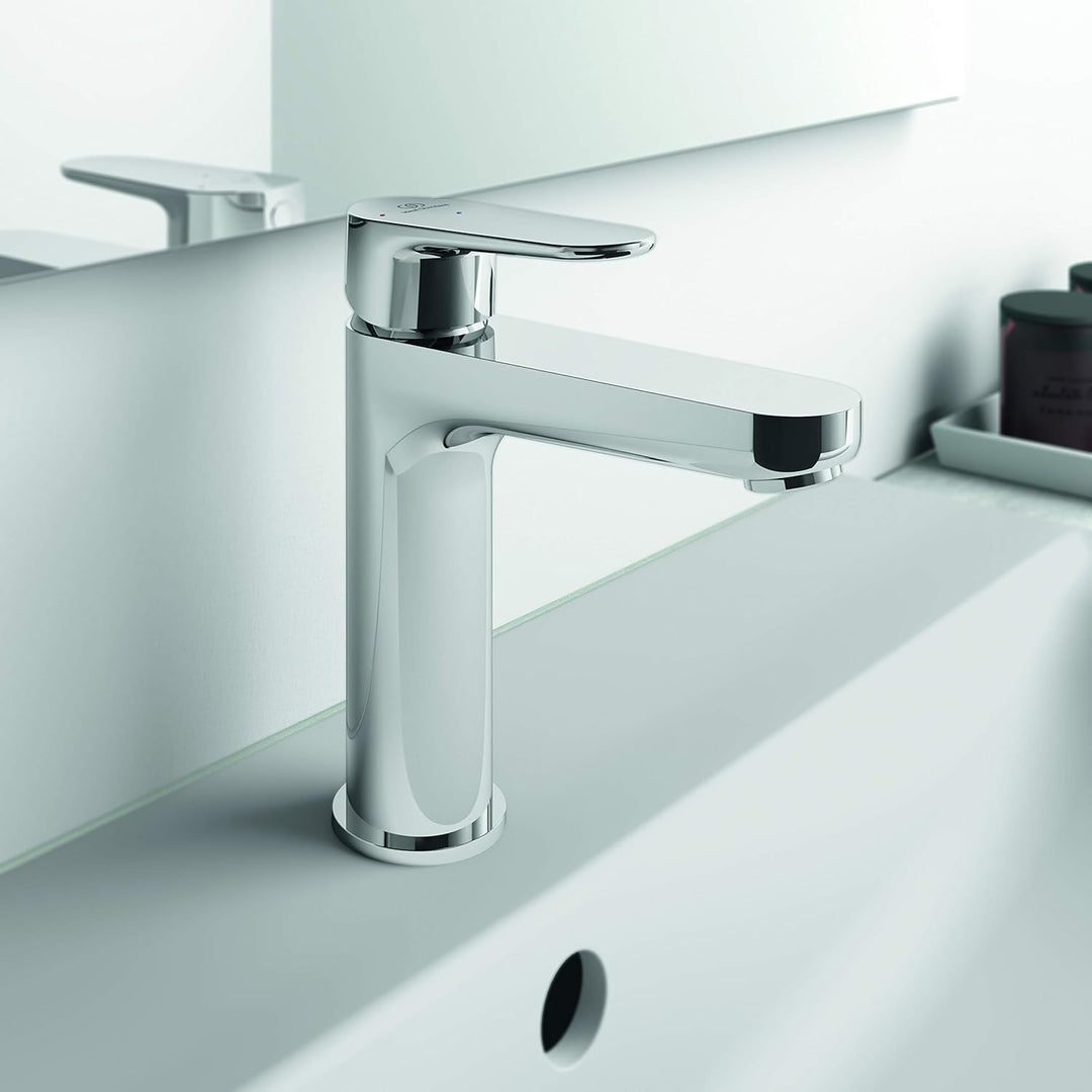 Ideal Standard BC700AA Cerafine O Waschtischarmatur ohne Ablaufgarnitur BlueStart,Auslaufhöhe 122mm