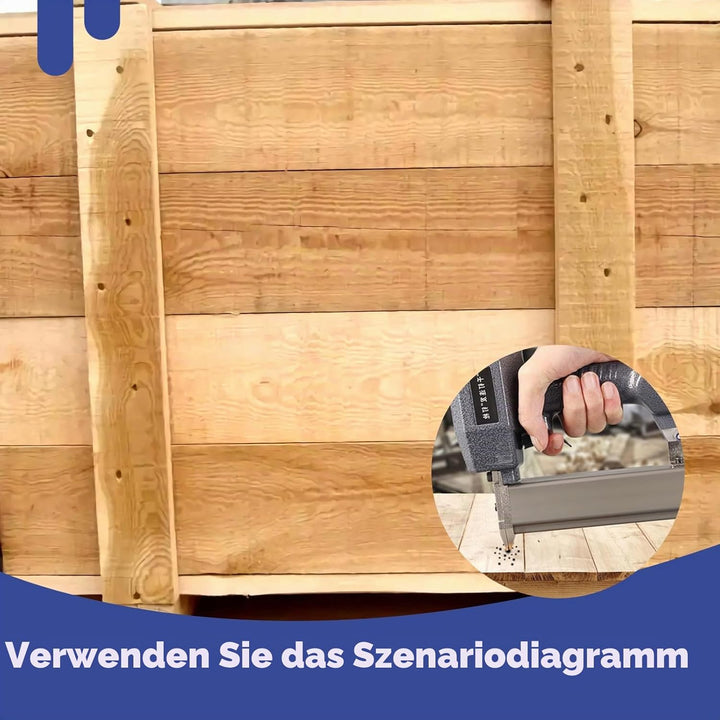 Glarks 4800 Stück, 18 Gauge, 4 Grössen, verzinkte Nägel, gerades Finish, Sortimentskit, 5/8 Zoll, 1