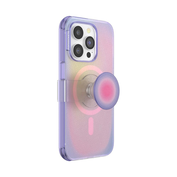 PopSockets: PopCase PlantCore für MagSafe - Hülle für iPhone 14 Pro mit Abnehmbarem PopGrip Slide So