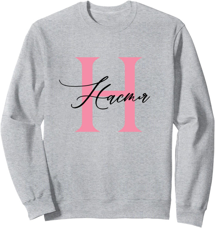 Nastja Russische Schrift Buchstabe Russin Russland Russia Sweatshirt