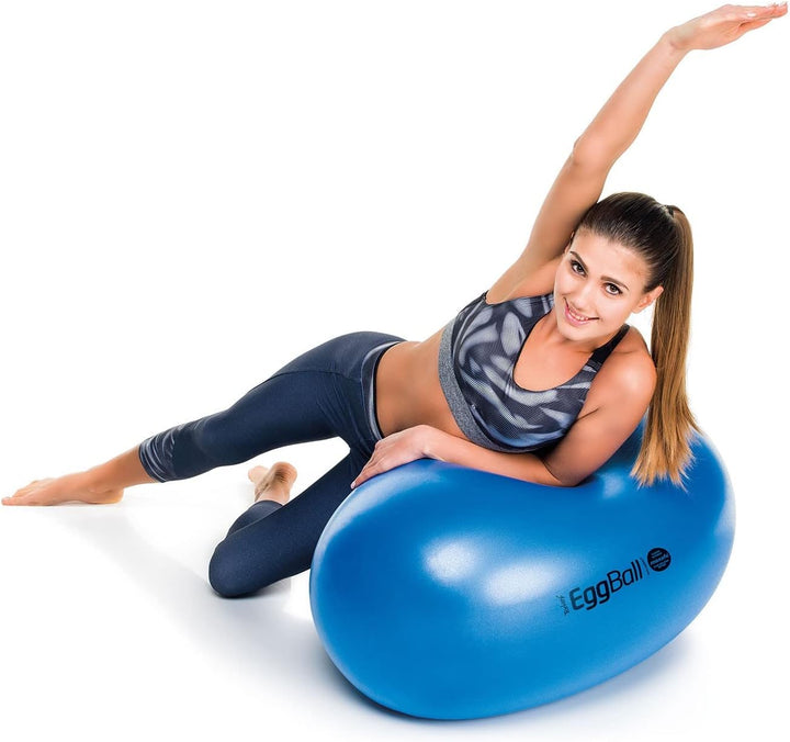 Original PEZZI Eggball MAXAFE 55 cm weiss Sitzball Gymnastikball Pezziball Ball