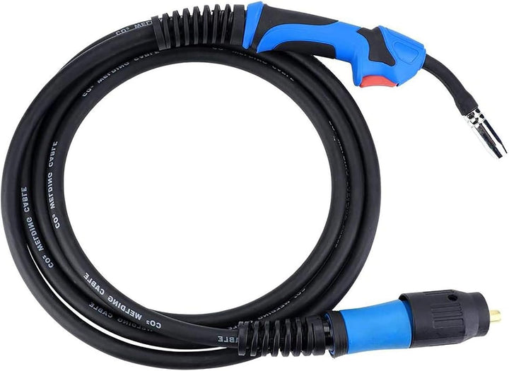 MIG/MAG Schweissbrenner, Schlauchpaket MB15 Welding Torch CO² Schutzgas Schweissbrenner 4m, mit Euro