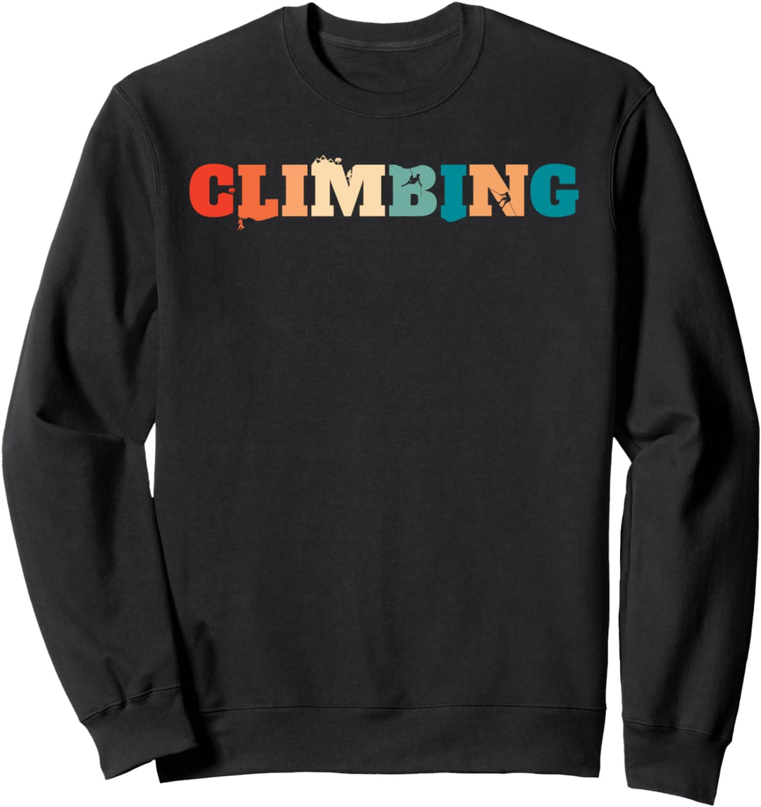 Retro Klettern Outdoor Bergsport - Vintage Kletterer Sweatshirt