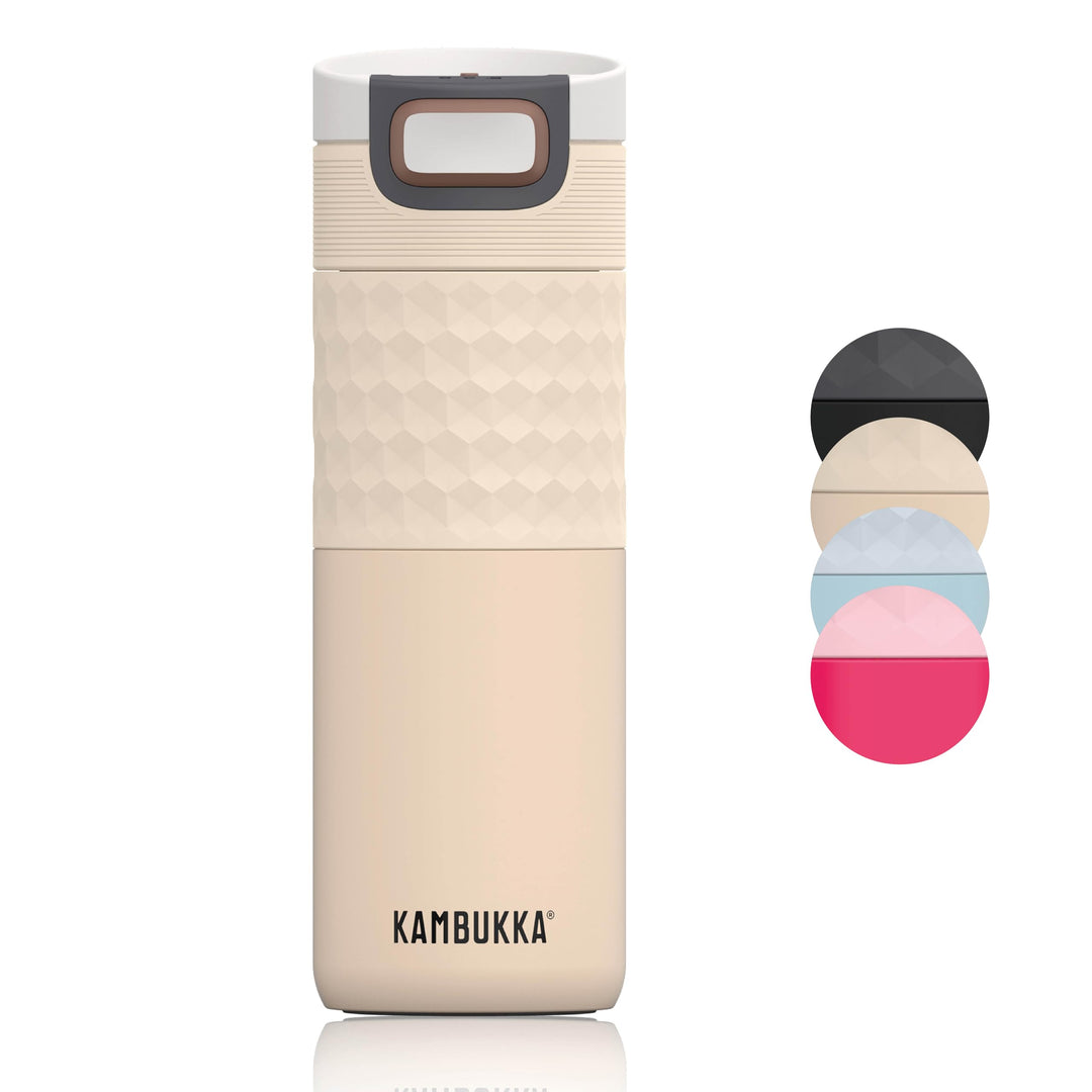 Kambukka Thermobecher 500ml - Kaffeebecher to go aus Edelstahl - Auslaufsicher & dicht - Isolierbech