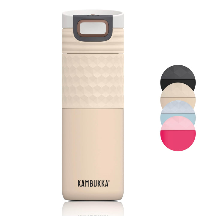 Kambukka Thermobecher 500ml - Kaffeebecher to go aus Edelstahl - Auslaufsicher & dicht - Isolierbech