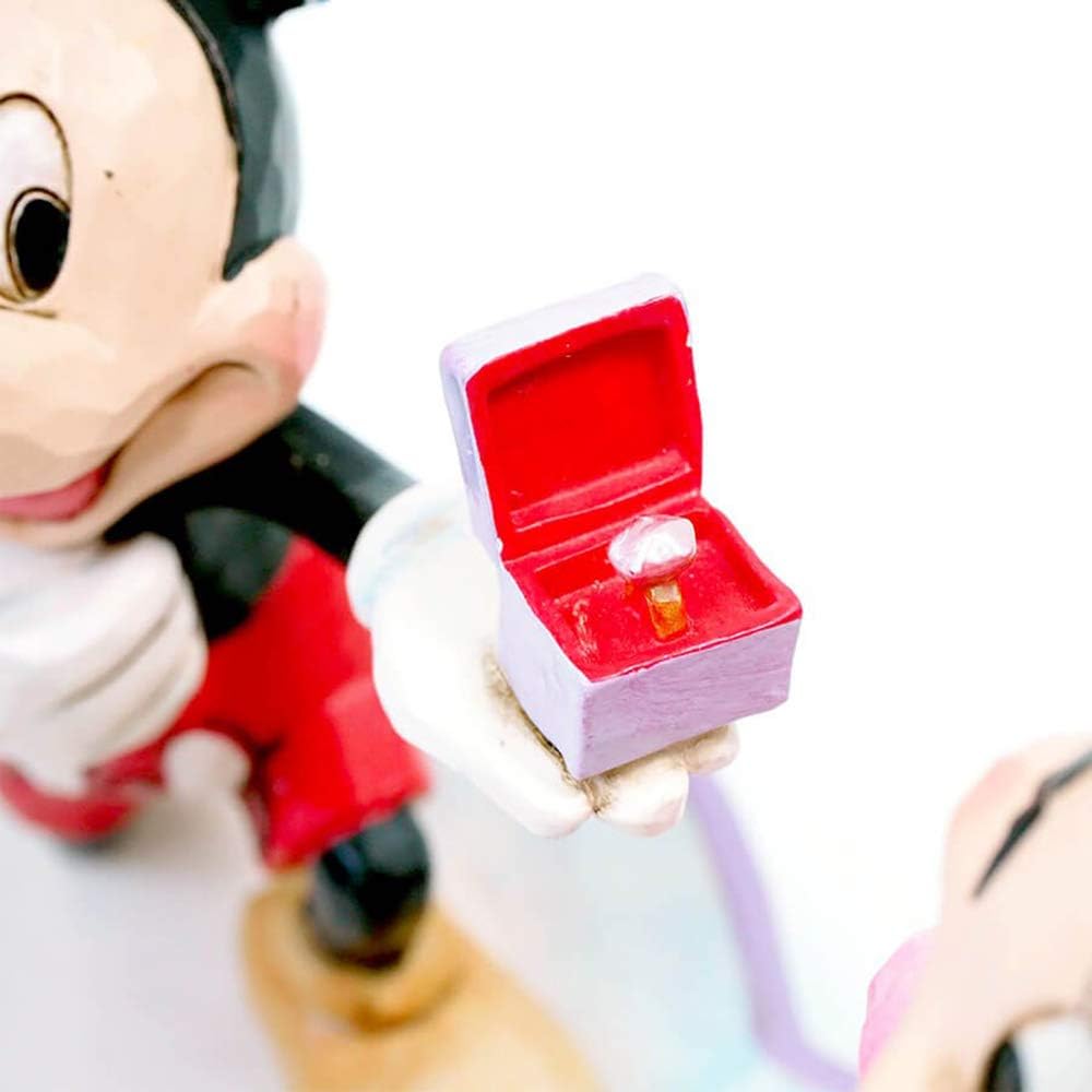 Disney Tradition A Magical Moment (Mickey Proposing To Minnie Mouse Figur), 15 x 15 x 13 cm, Mehrfar