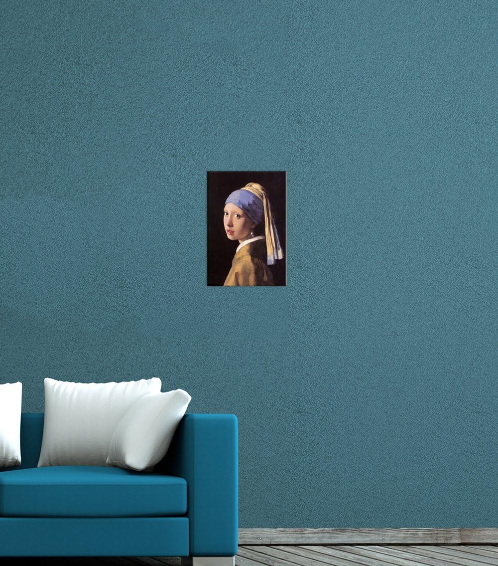 Bilderdepot24 Bild auf Leinwand | Jan Vermeer Das Mädchen mit dem Perlenohrgehänge in 50x70 cm als W
