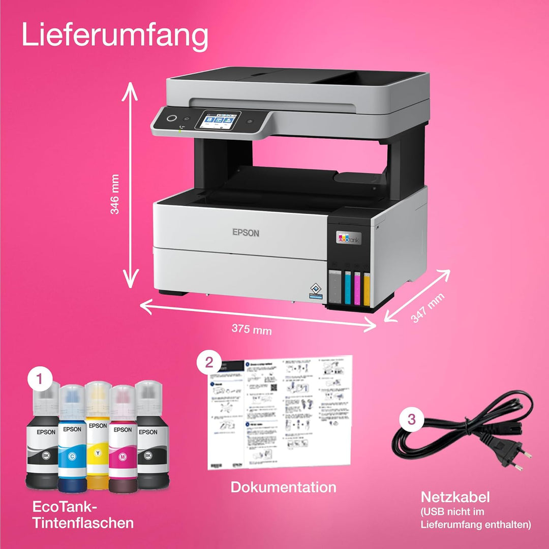 EcoTank ET-5170 DIN-A4-Multifunktions-WLAN-Tintentankdrucker mit Fax, ET-5170