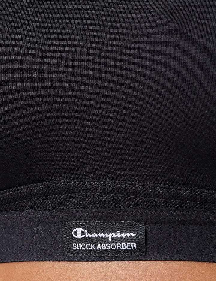 Champion Damen Shock Absorber Pump Padded Sport-BH 70A Schwarz, 70A Schwarz